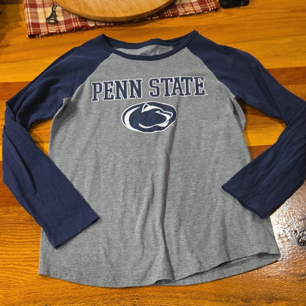Penn State Kids Long Sleeve Shirt - Gray and Blue